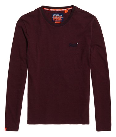 Orange Label Jaquard Texture Long Sleeve Top Image 2