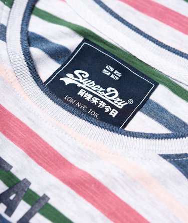 Vintage Logo Stripe T-Shirt Image 6
