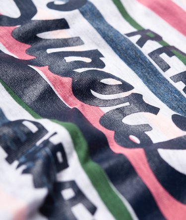 Vintage Logo Stripe T-Shirt Image 7