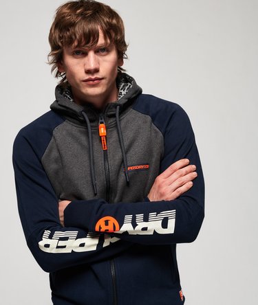 Superdry Zehn Banner Zip Hoodie Image 2