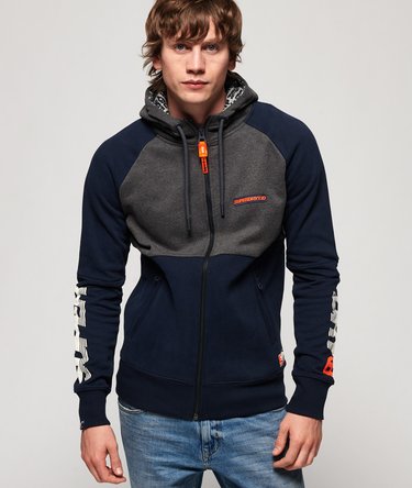 Superdry Zehn Banner Zip Hoodie Image 1