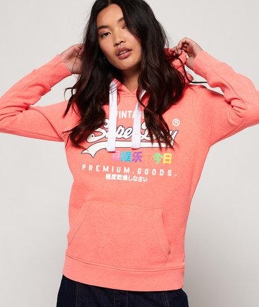 Vintage Logo Tropical Hoodie Image 1