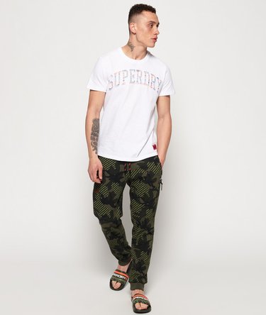 Varsity All Over Print Embossed T-Shirt Image 2
