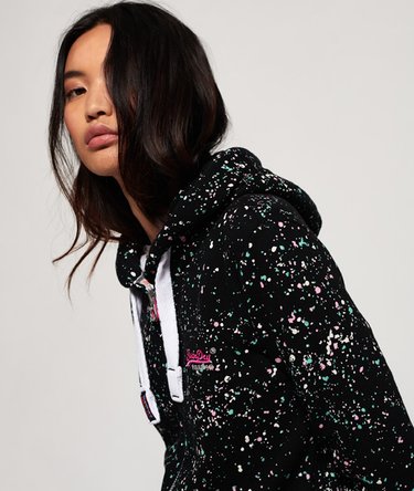 H&aelig;ttetr&oslash;je med gennemg&aring;ende print og lynl&aring;s fra Orange Label serien Image 3