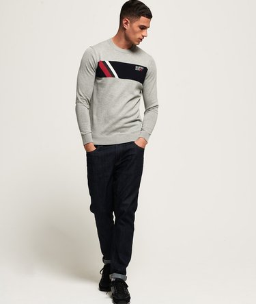 Traverse Tricolour Rundhalspullover Image 3