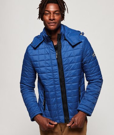 Box Quilt Fuji Hooded Jacket Image 1