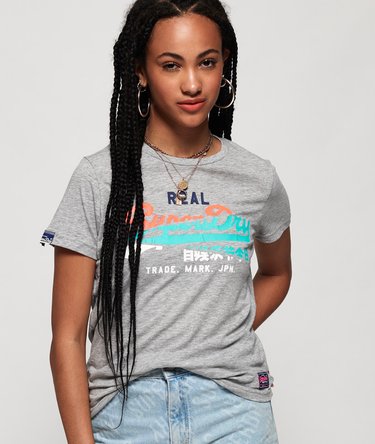 T-shirt Vintage Logo Splice Image 1