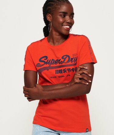 Vintage Logo Linear Sport T-Shirt Image 5