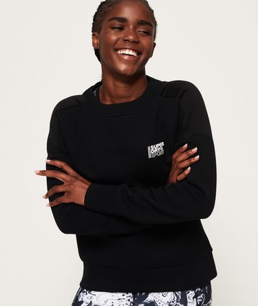 Core Gym Tech Sweatshirt mit Einsätzen und Rundhalsausschnitt Image 1