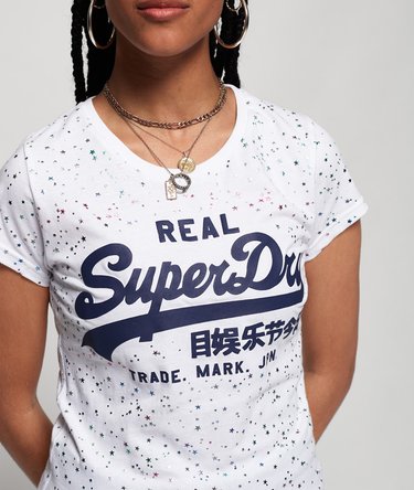 Vintage Logo Star All Over Print T-Shirt Image 3