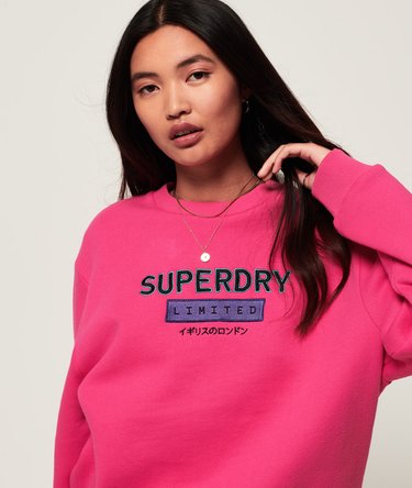 Sweatshirt im 90er-Jahre-Stil mit Rundhalsausschnitt und Applikation Image 5