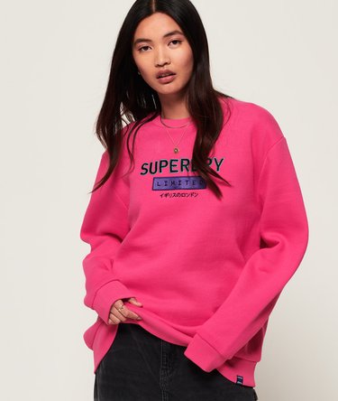 Sweatshirt im 90er-Jahre-Stil mit Rundhalsausschnitt und Applikation Image 1