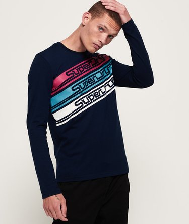 Downhill Racer Longsleeve T-Shirt Image 1