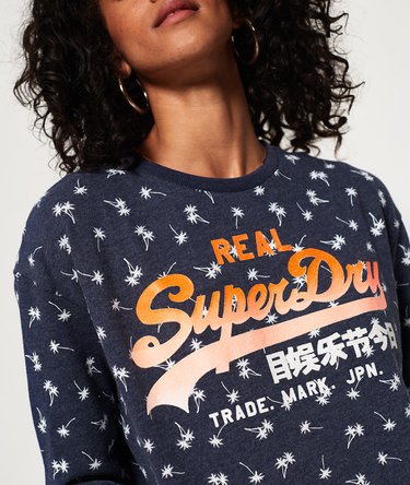 Ditsy Beach crew sweatshirt Image 5