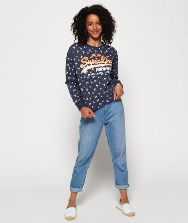 Ditsy Beach crew sweatshirt Image 2
