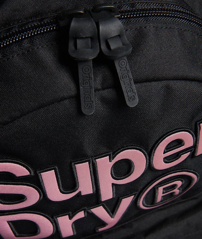 Zaino Superdry Venue Montana Da Donna - Rosso/Nero, Design Casual E Resistente, OS