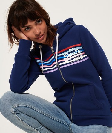 Sweat à capuche arc-en-ciel Vintage Logo Rodeo Image 5