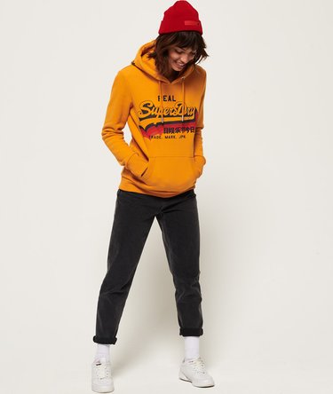 Vintage Logo Rainbow Shadow Hoodie Image 3