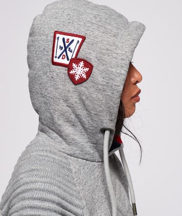 Winter Sports Diagonal Hoodie Image 4