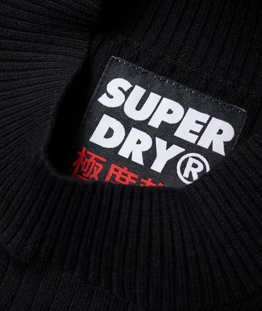 Superdry gebreide jurk met logo Image 5