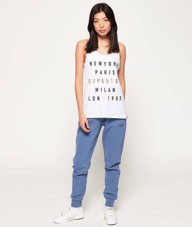 Camiseta de tirantes con estampado metalizado City Letters Image 2