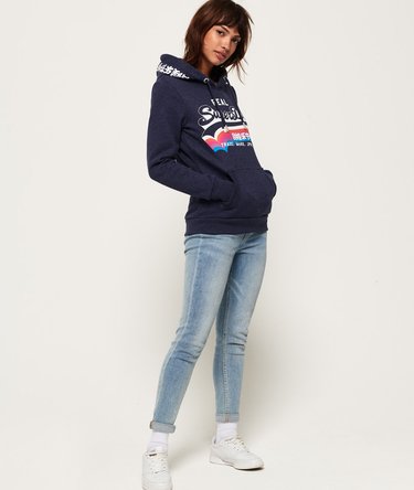 Vintage Logo Rainbow Shadow Hoodie Image 3