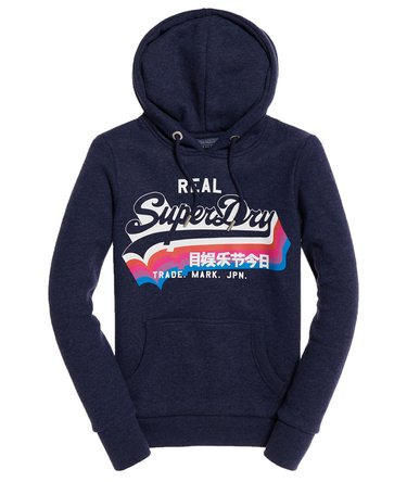 Vintage Logo Rainbow Shadow Hoodie Image 2