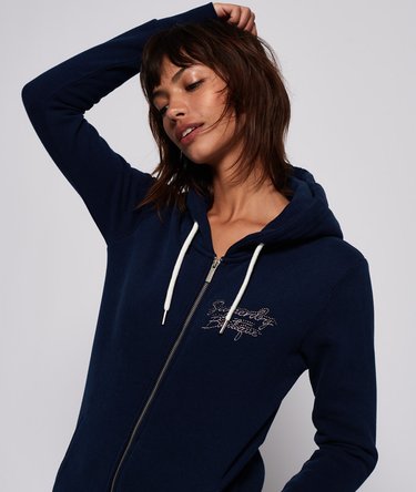 Rock Bling hoodie met rits Image 2