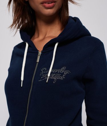 Rock Bling hoodie met rits Image 3