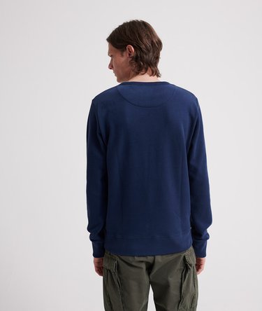 Organic Cotton Vintage Logo Crew Sweatshirt Image 3