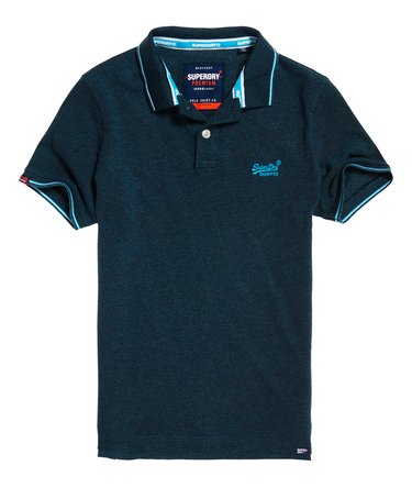 Contrast Tipped Slim Fit Polo Shirt Image 2