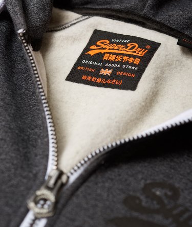 Vintage Logo 1st Raglan -vetoketjuhuppari Image 6