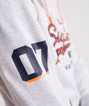 Bluza z kapturem Vintage Logo z neonowymi wykończeniami Image 4