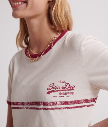 Vintage Logo Ringer T-Shirt Image 5