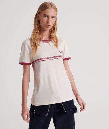 Vintage Logo Ringer T-Shirt Image 1