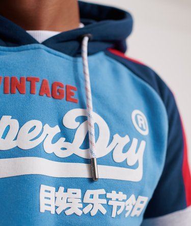 Vintage Logo Sweat Shirt Store Colourblock Hoodie Image 5