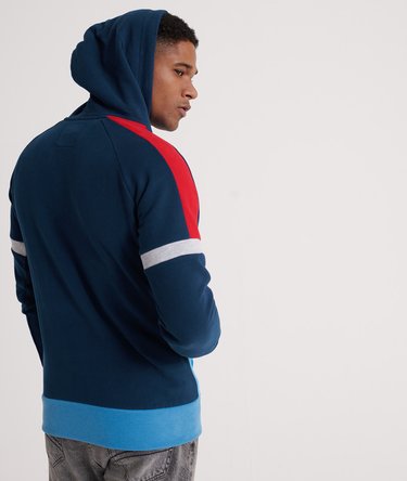 Vintage Logo Sweat Shirt Store Colourblock Hoodie Image 3