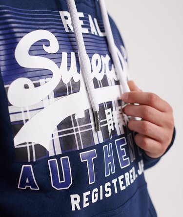 Vintage Authentic Check Hoodie Image 5