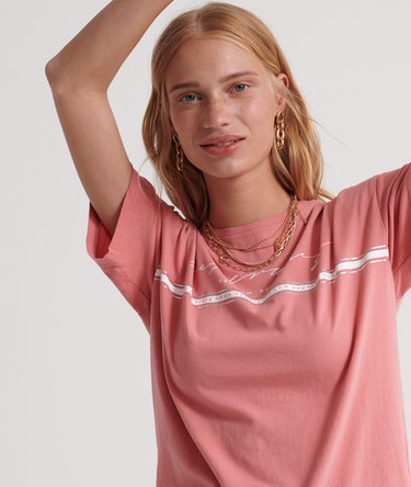 Signature Stripe Portland Organic Cotton T-Shirt Image 4