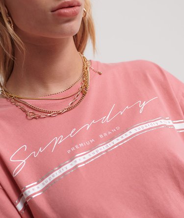 Signature Stripe Portland Organic Cotton T-Shirt Image 5