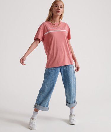 Signature Stripe Portland Organic Cotton T-Shirt Image 2
