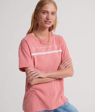 Signature Stripe Portland Organic Cotton T-Shirt Image 1