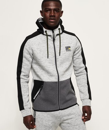 Gym Tech Colour Block Zip Hoodie Image 1