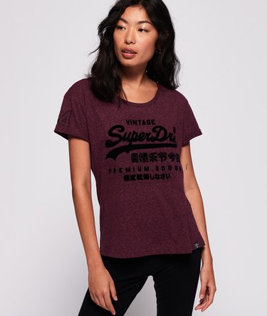 Premium Goods Embossed Slim Boyfriend T-Shirt Image 1