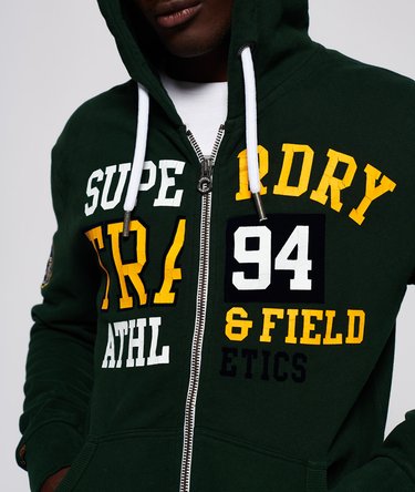 Split Track Zip Hoodie Image 3