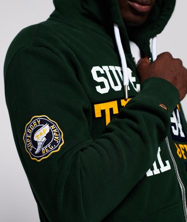 Split Track Zip Hoodie Image 4