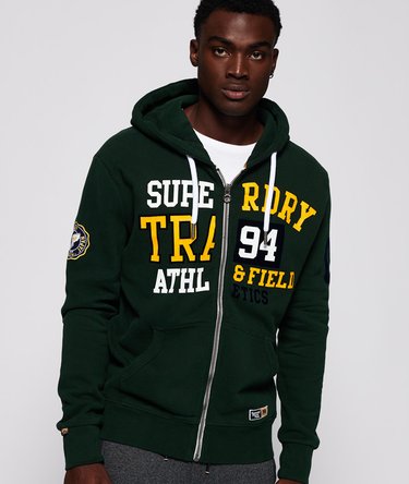 Split Track Zip Hoodie Image 1