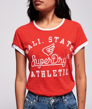 Camiseta State Athletic Ringer Image 3