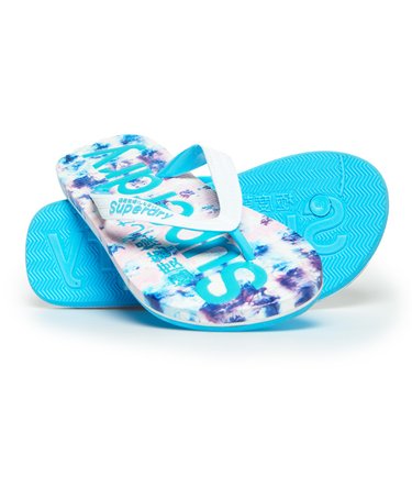 All Over Print Flip Flops Image 1