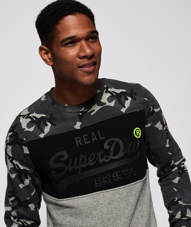Vintage Logo Sweatshirt mit Tarnmuster Image 3